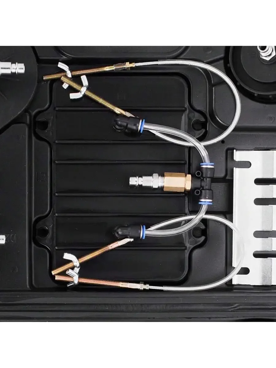 Bestauto Pneumatic Air Pressure Bleeder Tool Kit Brake Bleeding Garage Workshop Mechanics