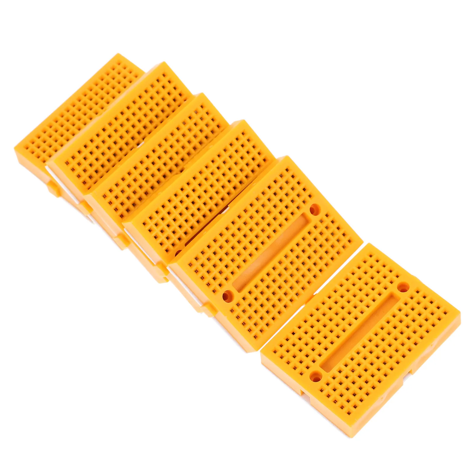 6pcs Small Breadboard Circuit Board For Electronics Solderless Experiment Tool Mini Breadboards Kit Replacement Boards