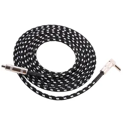 Electric Guitar Cable Wire Cord Jack Line Bass Electric Box Audio Cable Noise Reduction Line Braided Shielded Cable