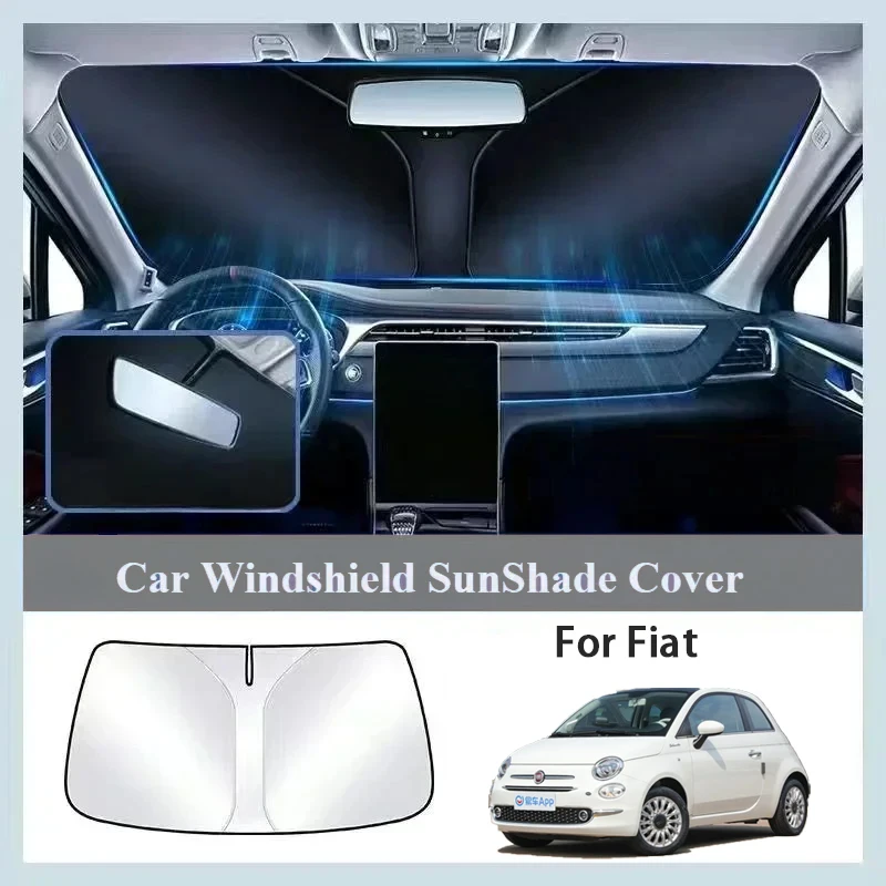 

Suitable for Fiat 500, Chery New Joy, BYD Tang, and Chery Joy cars, sunshading sun protector for the front windshield
