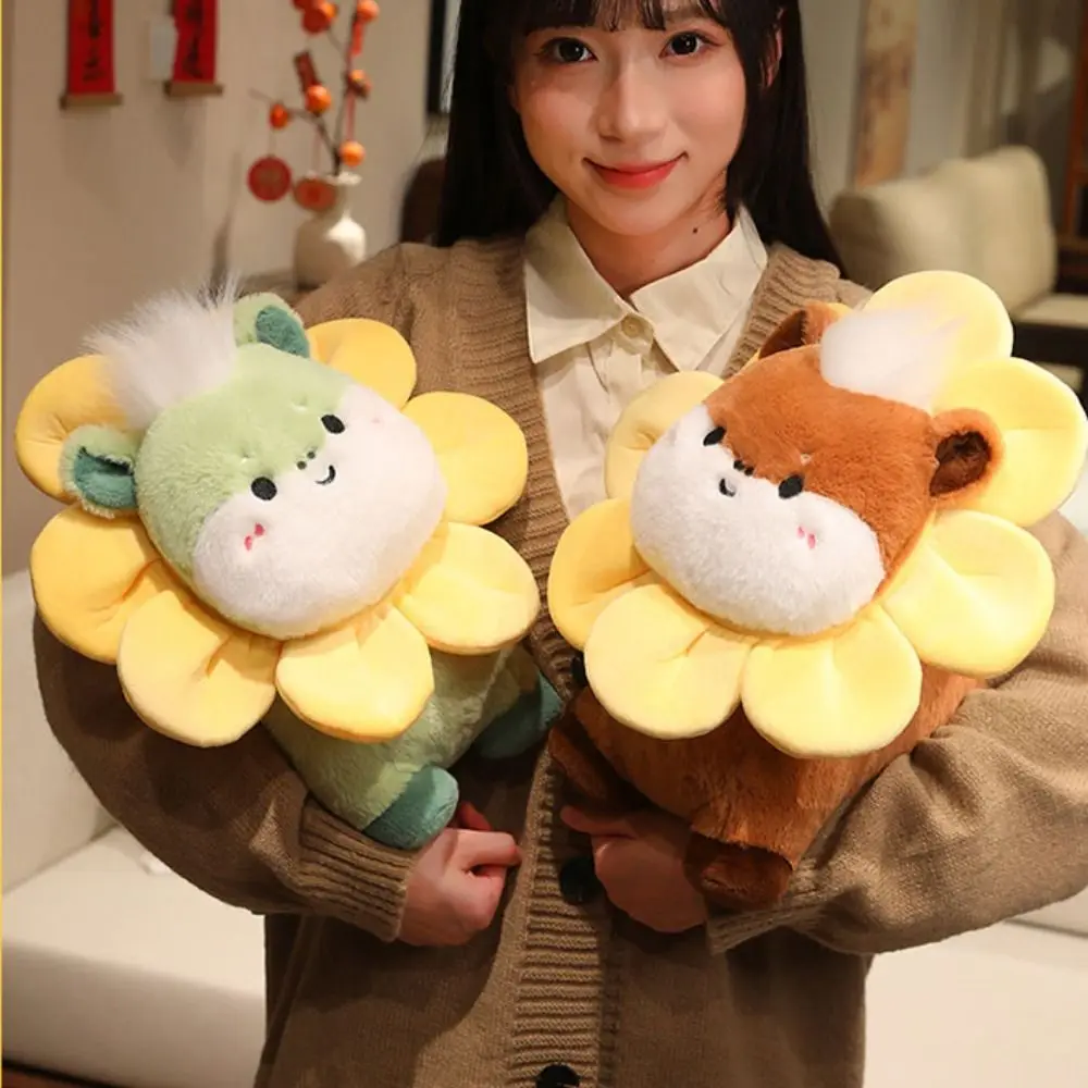 Wealth Pony Cartoon Horse Stuffed Lucky 20cm Pony Embroidery Cute Animal Mascot Spring Festival