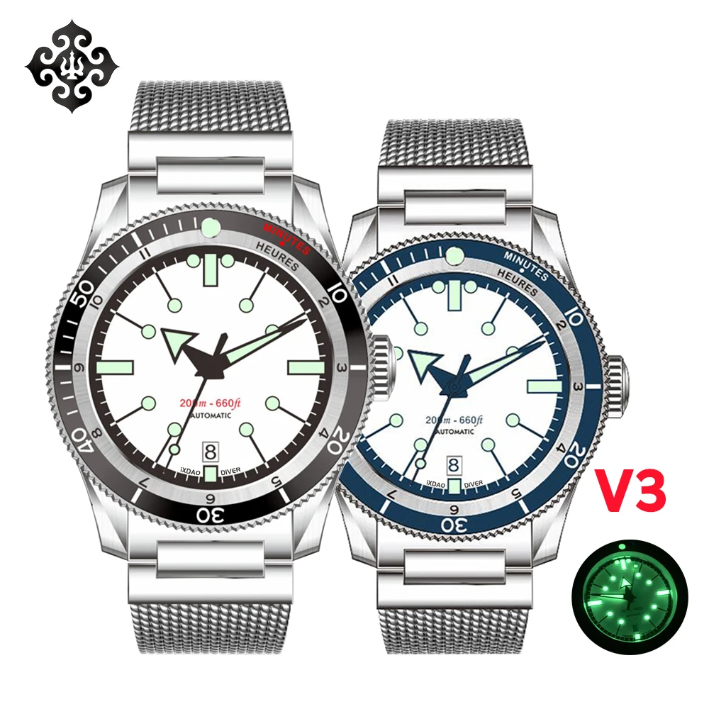 Relógio mecânico automático para homens, IPOSE IX e DAO GMT, PT5000, relógio casual esportivo de luxo, revestimento AR C3, novo, 40mm, 2024