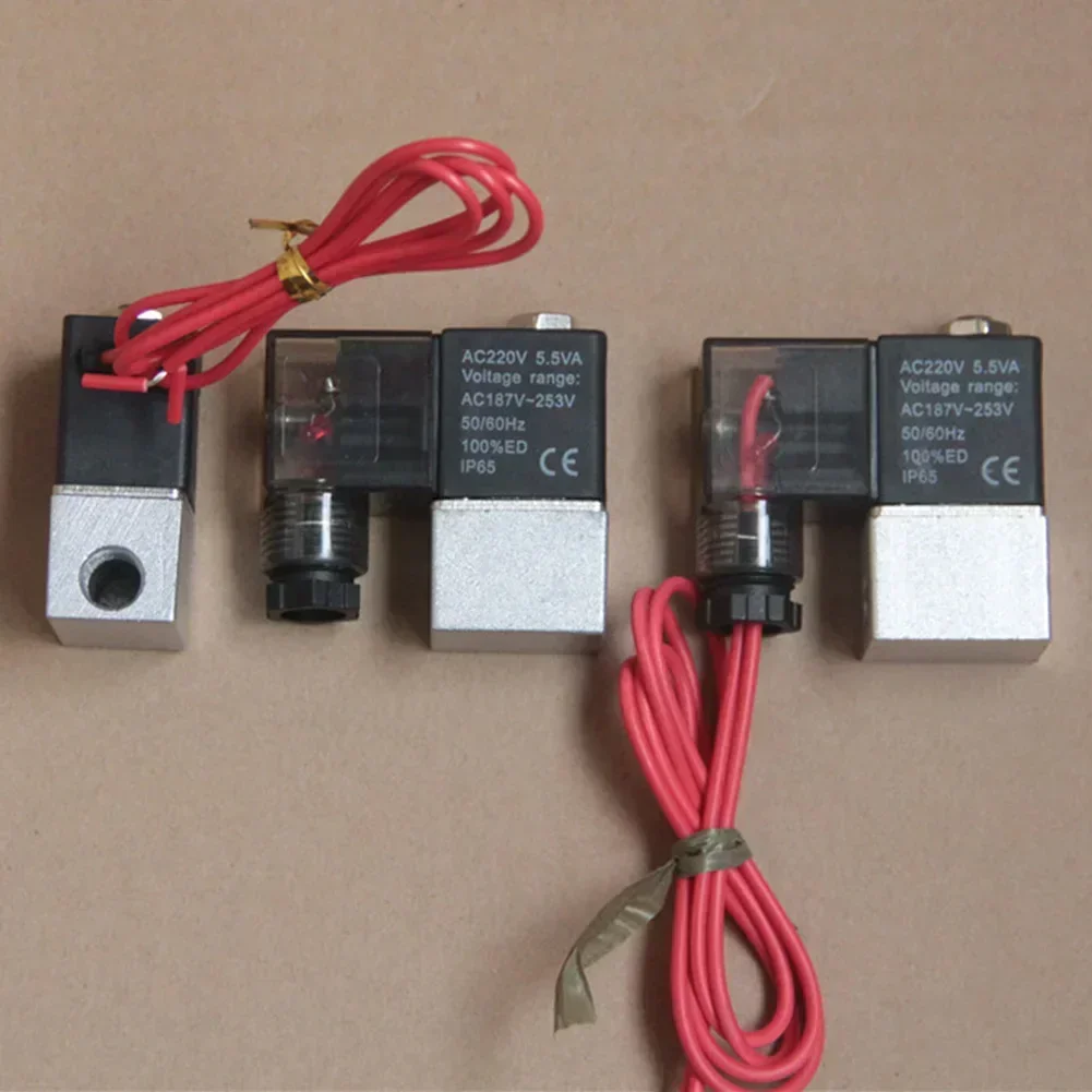 الهواء الصامت خالية من الزيت ضاغط الهواء الملف اللولبي صمام التحكم الداخلي صمام إيقاف الهواء استبدال الملحقات للأدوات الهوائية #3