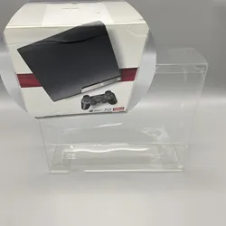 1 Box Protector For PlayStation PS3 Console Box Clear Display Case Collect Box