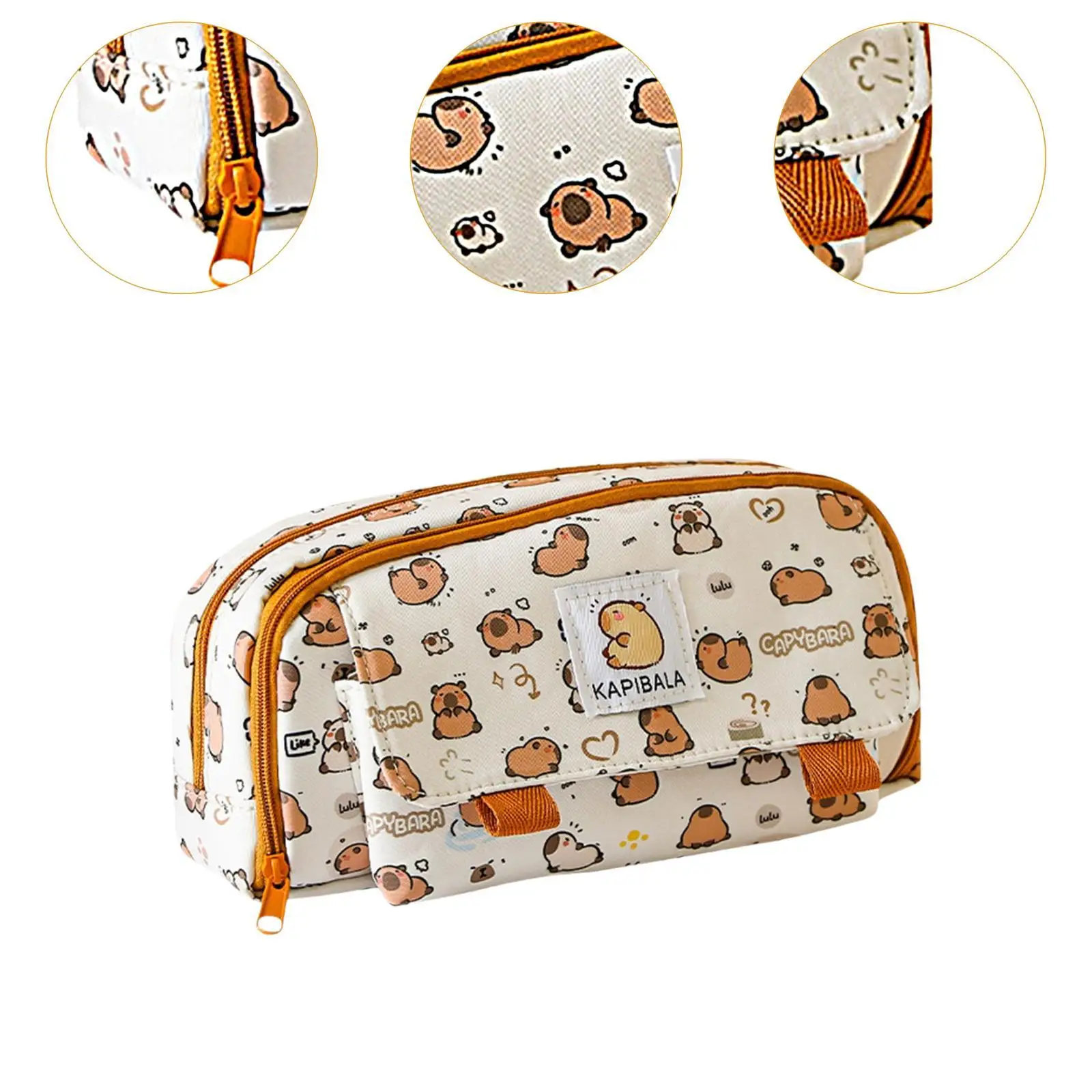 어린이 학생 및 성인용 연필 케이스, 경량 메이크업 가방, 대용량 사무실 문구 정리함 연필 가방 파우치 박스