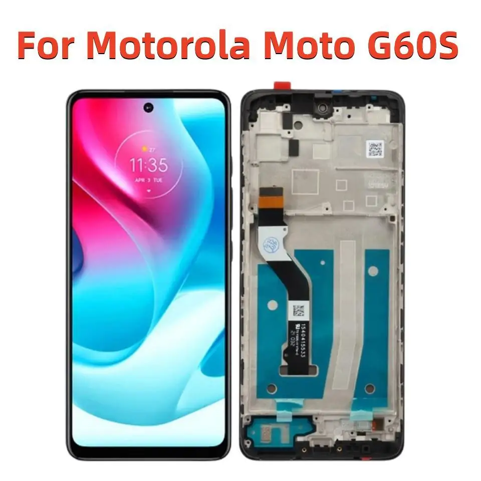 

6.8'' lcd For Motorola Moto G60S LCD With Frame Touch Panel Screen Digitizer Assambly For Moto G60 S XT2133-2 xt2133-1 Display