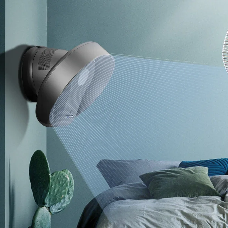 Natural Air DC Smart Leafless Fan Save Power Desk Table Air Circulator Fan Bladeless Wall Mounted With Remote Control