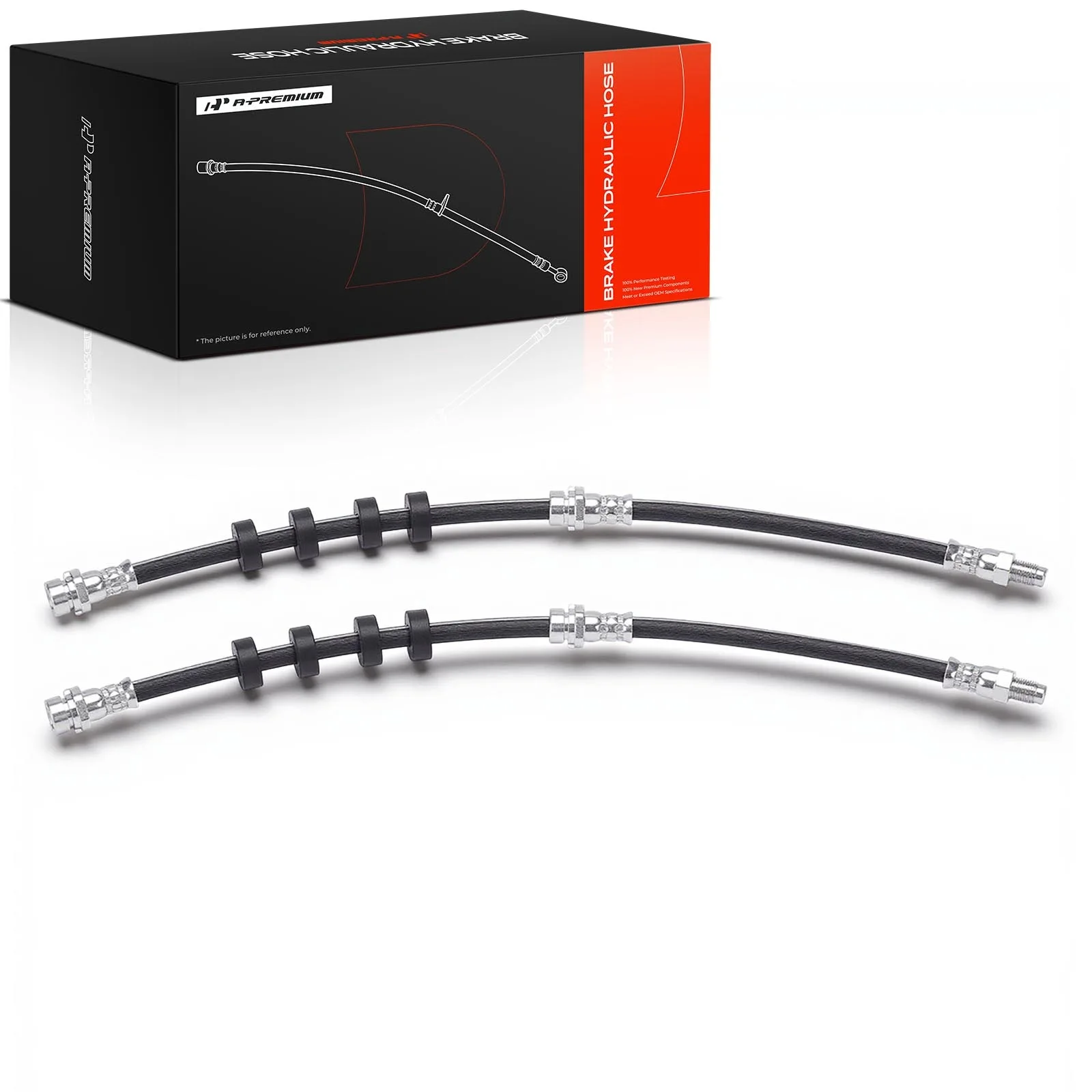 A-Premium 2Pcs Front Brake Hydraulic Hose for Ford Escape 2008-2012 Mazda Tribute 2008-2011 Mercury Mariner 2008-2011