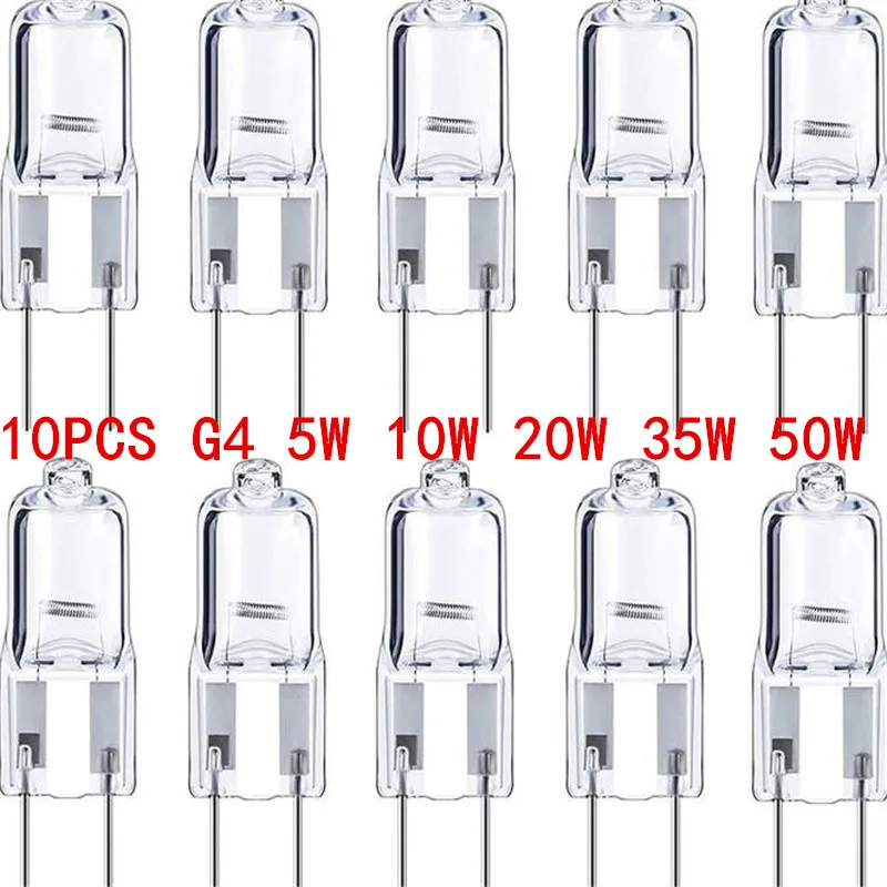 10Pcs G4 12V 5W 10W…
