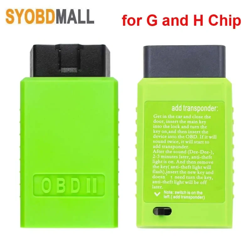 Vehicle Add Remote Control Tool For Toyota G And H Chip 4D67 68 72(G) via OBD2 16pin Port Transponder Key Programming Device