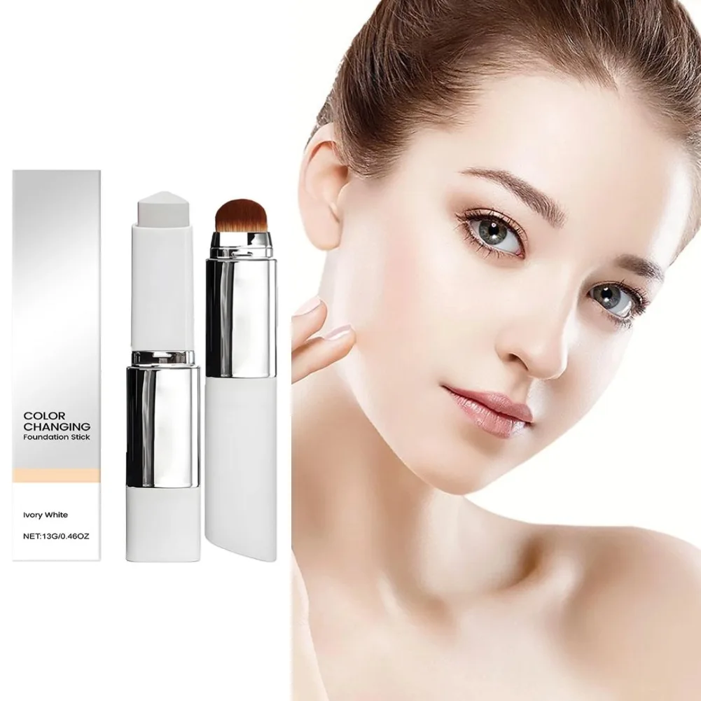 Bâton de fond de teint liquide léger 2 en 1, correcteur et maquillage mats éclaircissants pour tous les Types de peau