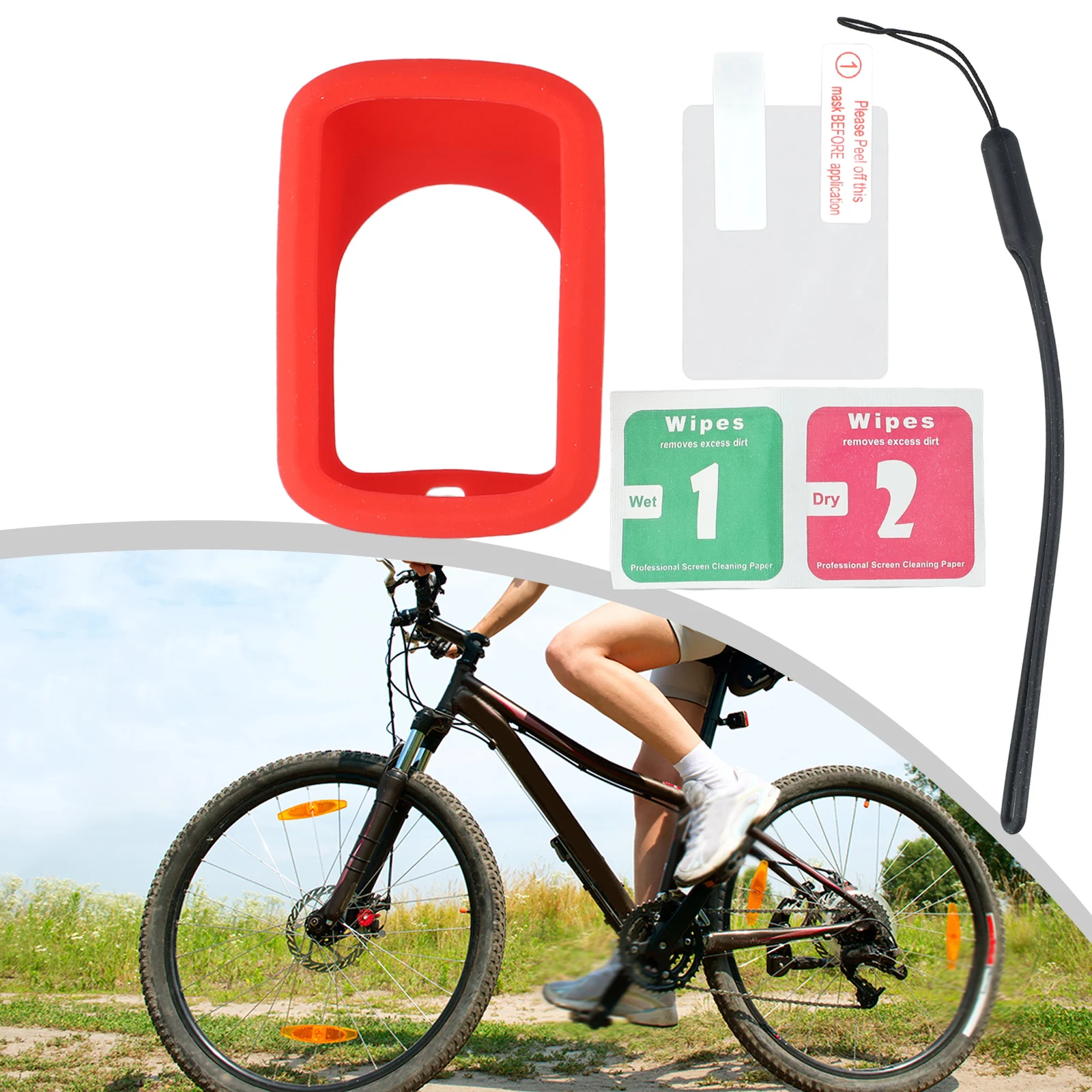 

Чехол для велосипедного компьютера, беспроводной GPS-спидометр, защитный чехол для C206 Pro, защитный чехол для велосипедного секундомера ﻿