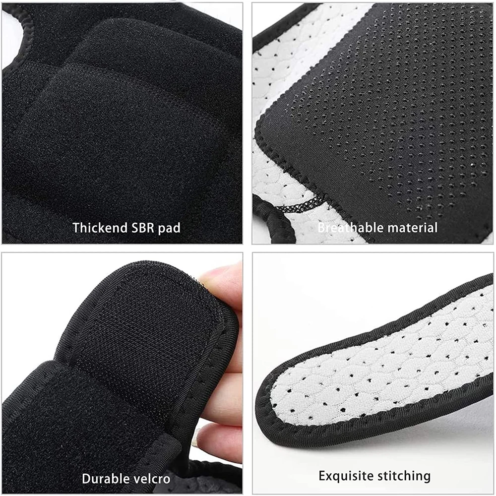 Verstellbares Knieschoner, rutschfeste, gepolsterte Schwamm-Kniebandage, atmungsaktive, elastische Kniestütze für Fußball, Volleyball, Tanz, Skaten – Detail 5