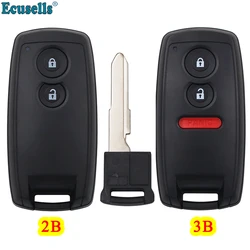 Ecusells 2/3 pulsanti Keyless Entry Smart Remote Key Shell Case Fob per Suzuki SX4 Swift Grand Vitara con chiave metallica di emergenza