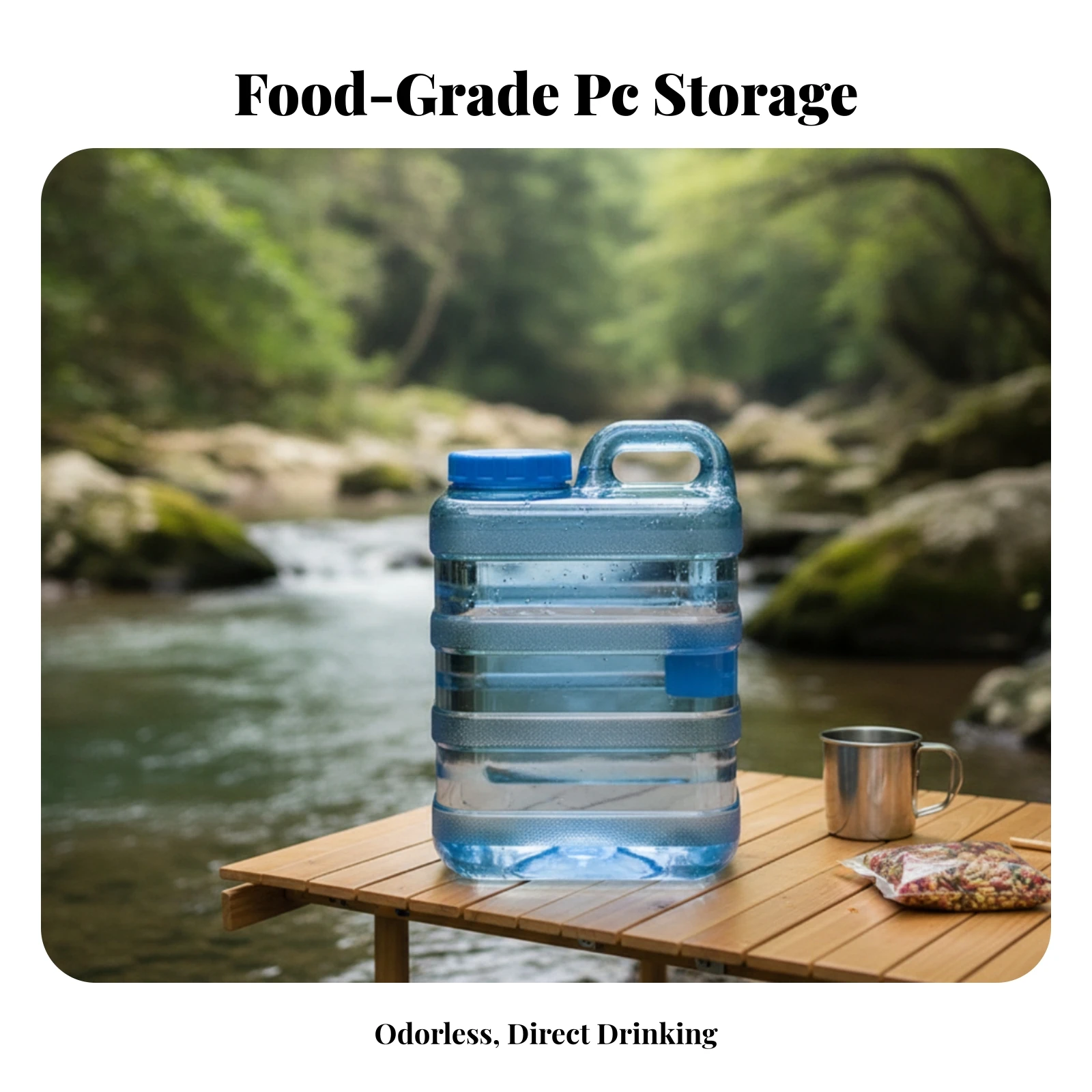 Water Hose Set Portable Water Dispenser Container Clear Translucent for Outdoor Use view 4
