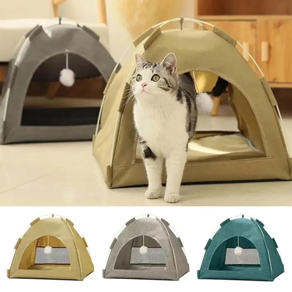 The Cat Nest Tent Is Removable, Clean, Foldable, Portable And Easy To Store, Suitable For All Seasons And For Travel And Ou T5I3