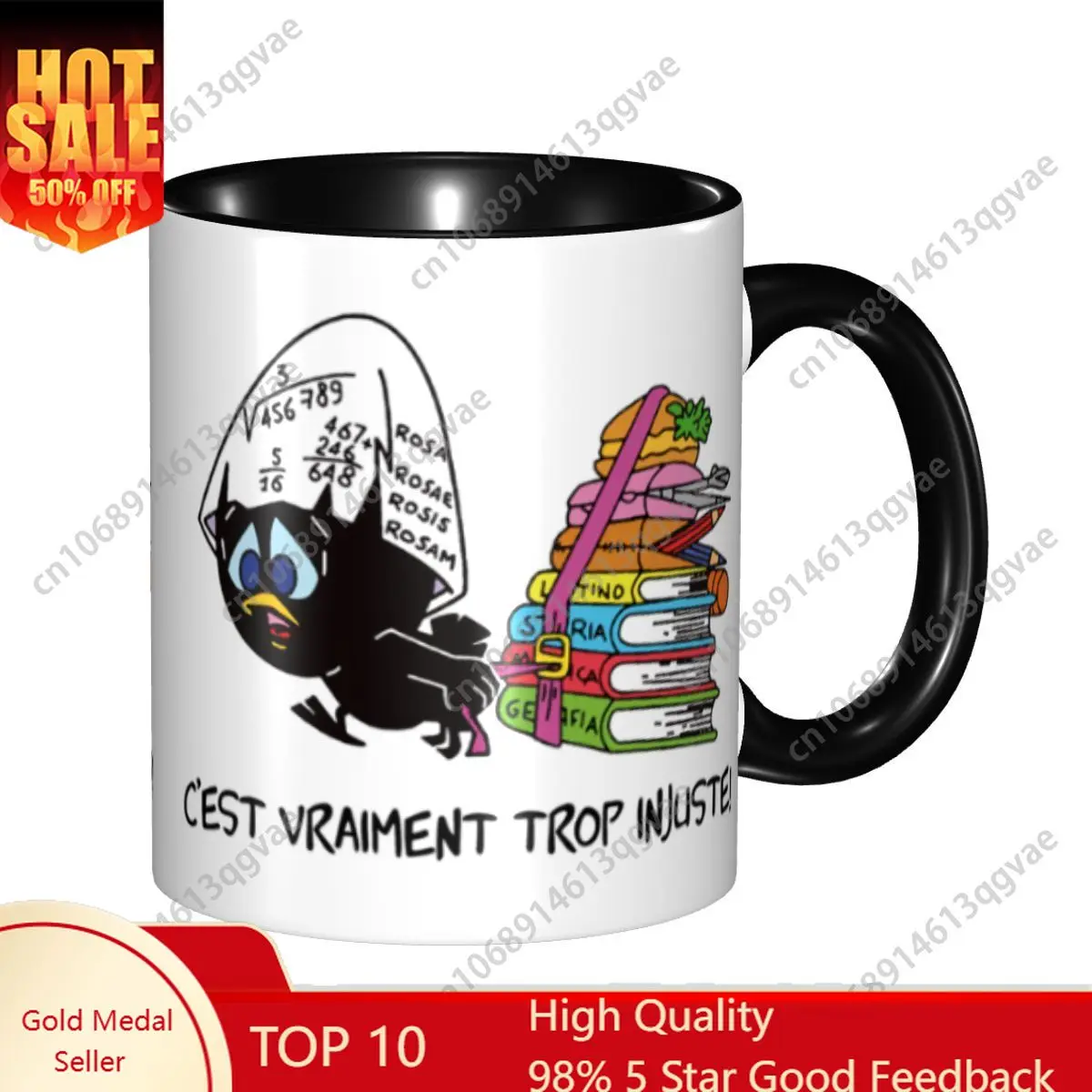 

Custom Calimero Cest Vraiment Trop Injuste Mugs DIY Ceramic Tea Milk Coffee Cups