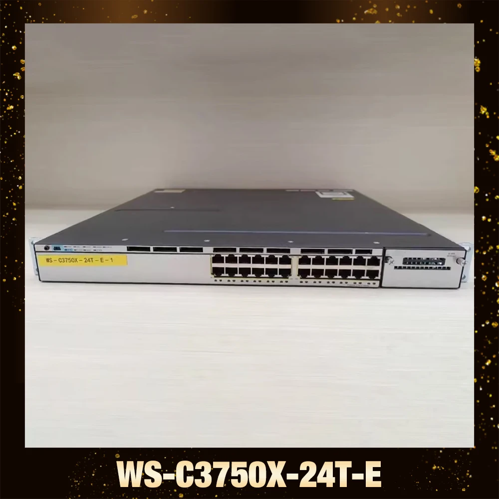WS-C3750X-24T-E 24 Port Full Gigabit Layer 3 Switch