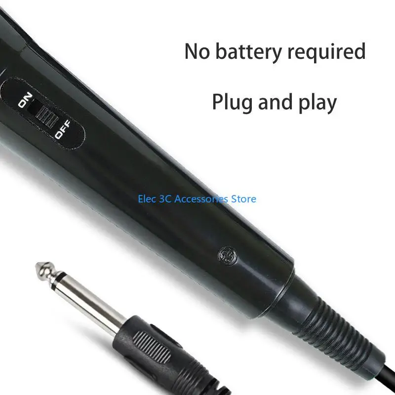 Y51A Dynamic Vocal Microphone for Speaker Handheld Mic with On and Off Switch
