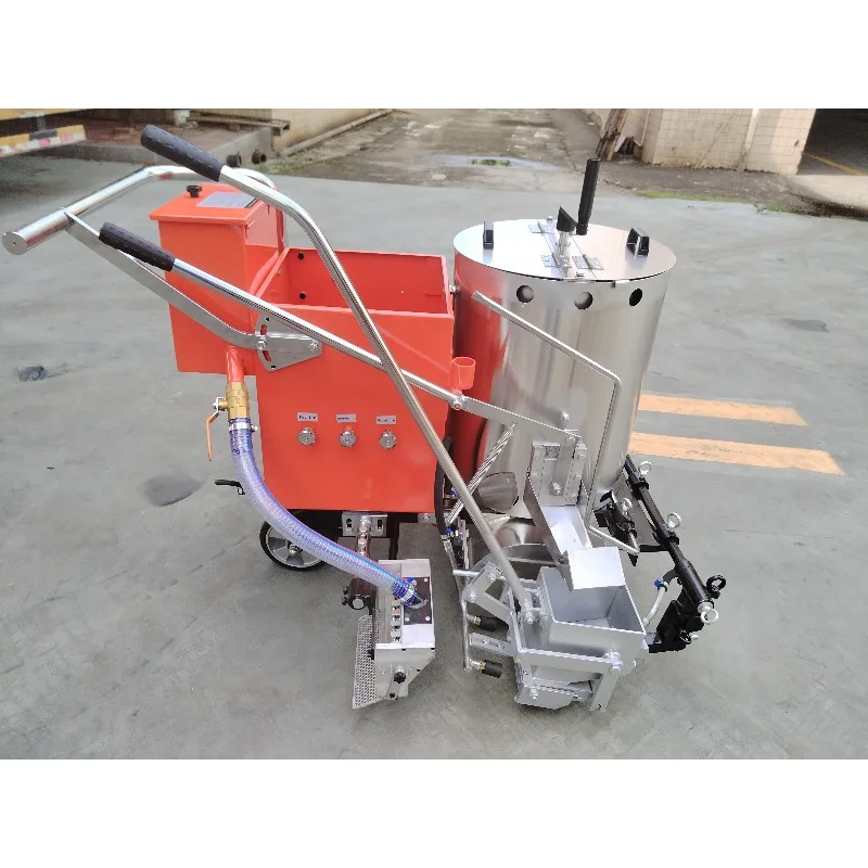 Road Marking Machine Line Striping Machine Pavement Marking Machine Airless Hand Push Cold Paint Marking For Parking Lot Runway