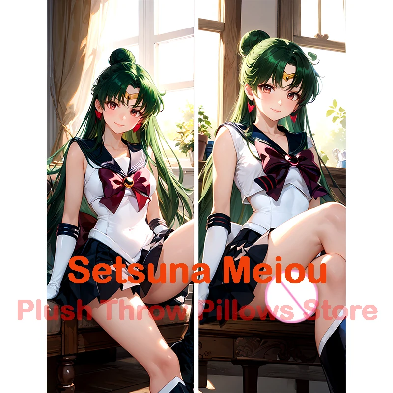 Dakimakura Anime Pillowcase, Setsuna Meiou, Double-sided Print, Life-Size Body Pillow Cover, Adult