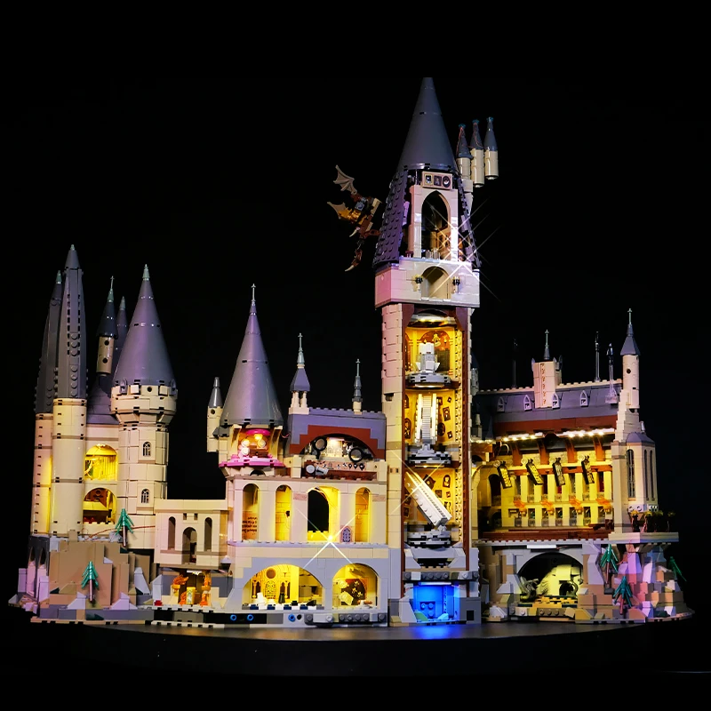 DIY building block lighting LW4001 suitable for 71043 Hogwarts Castle does not include building blocks (only LED light kit)