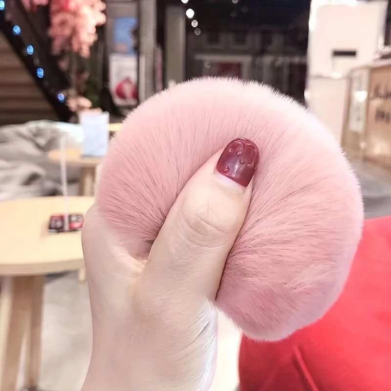 대형 파우더 브러쉬 메이크업 브러쉬 핑크, 다기능 파운데이션 블러쉬 조각 브론저 브러쉬, 메이크업 도구, 1 개