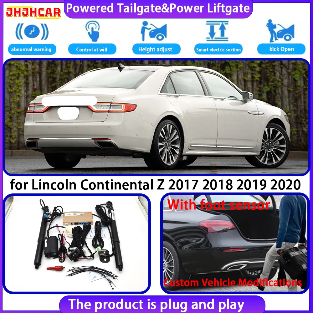 JHJHCAR for Lincoln Continental Z 2017 2018 2019 2020 Smart Automatic Electric Powered Tailgate Power Liftgate Tailgate System