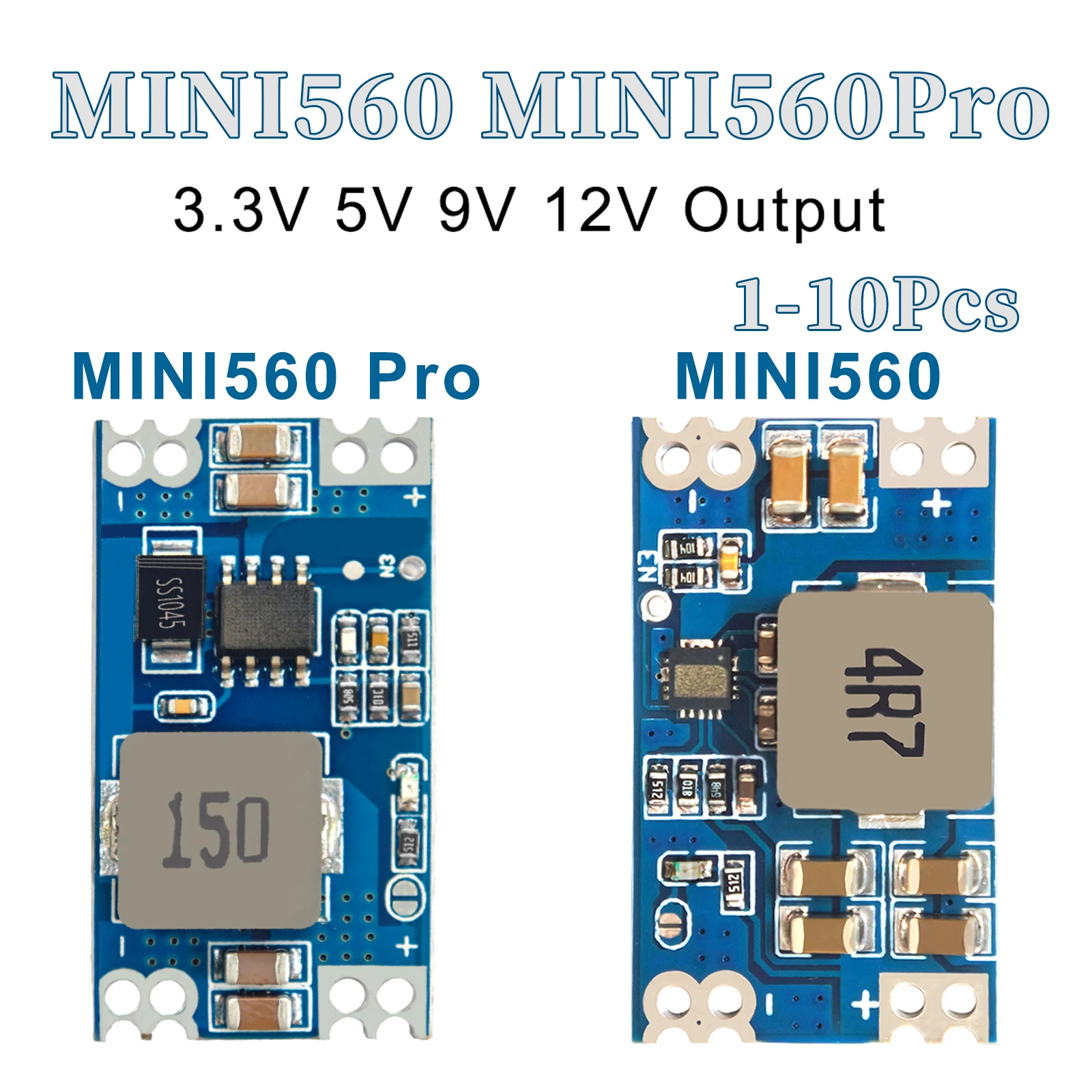 High Efficiency Output 3.3V 5V 9V 12V 5A Mini560 PRO Step Down DC-DC Converter Voltage Regulator Buck Power Supply Module