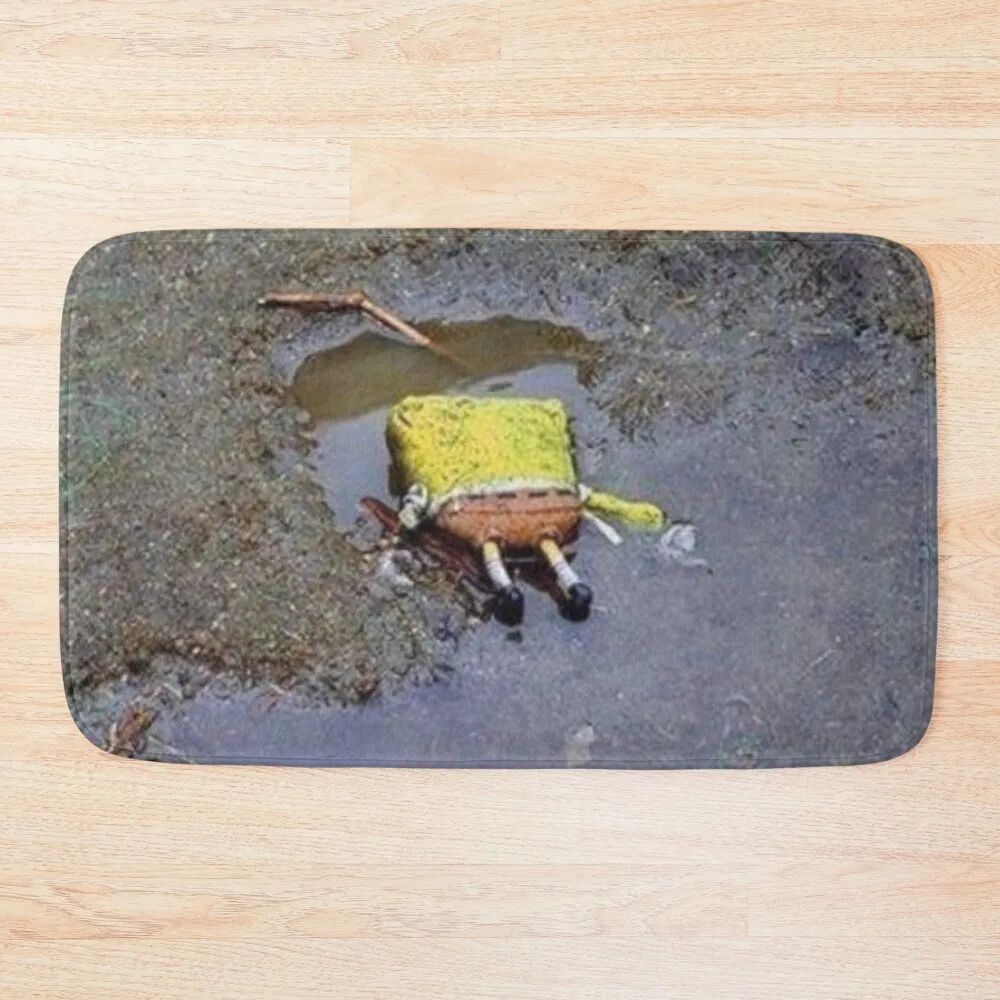 

Sponge In the Gutter Bath Mat Bathroom Absorbent Quick Dry Floors For Bathroom Bath Rugs For Bathroom Mat