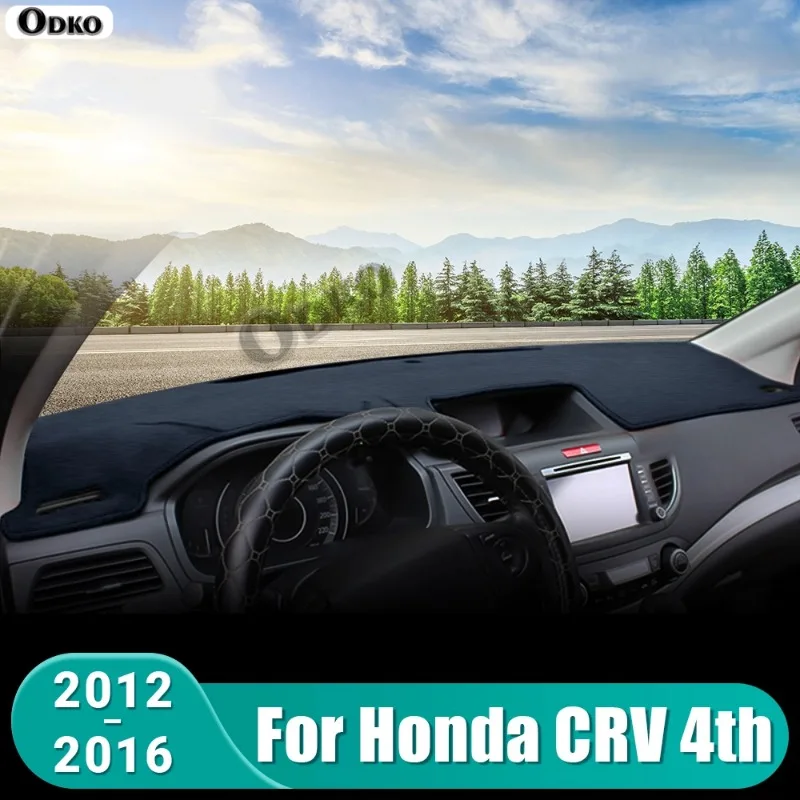 Car Dashboard Cover For Honda CR-V CRV 2012 2013 2014 2015 2016 Instrument Desk Sun Shade Mat Dash Non-slip Pad Accessories