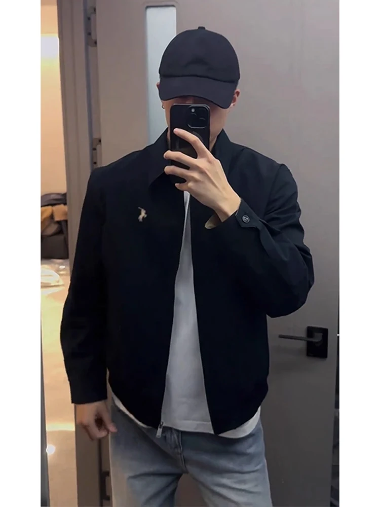 

Cleanfit Advanced Bla Adstrative Jaet Мужской американский твердый человек Харрингтон Jaet с вышитым воротником Бейсбольный orm