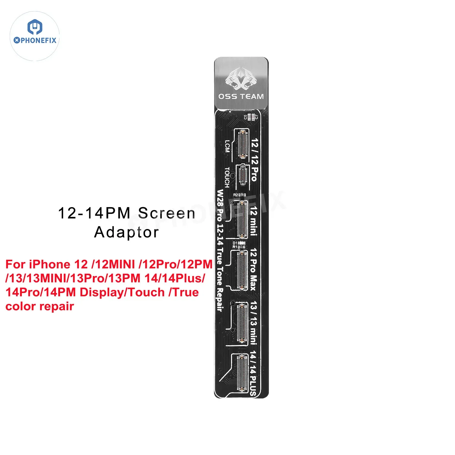 W28 Pro V8 Battery LCD Screen Cable Tester Box For iPhone 7-15 Pro Max Screen True Tone Android Phone Battery Detection Repair