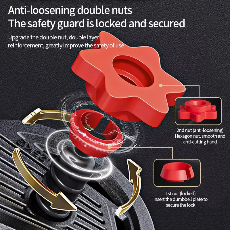 Juego de mancuernas de peso ajustable 4 en 1 de 15 kg/33 libras: mancuernas convertibles, barra, kettlebell y soporte de realce con agarre antideslizante