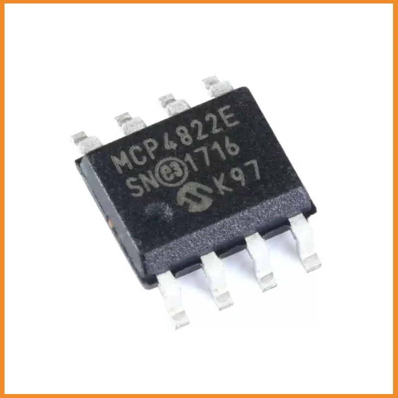 5Pcs/Lot  New Original  MCP4822-E/SN  MCP4822 12 Bit Digital to Analog Converter 2 8-SOIC