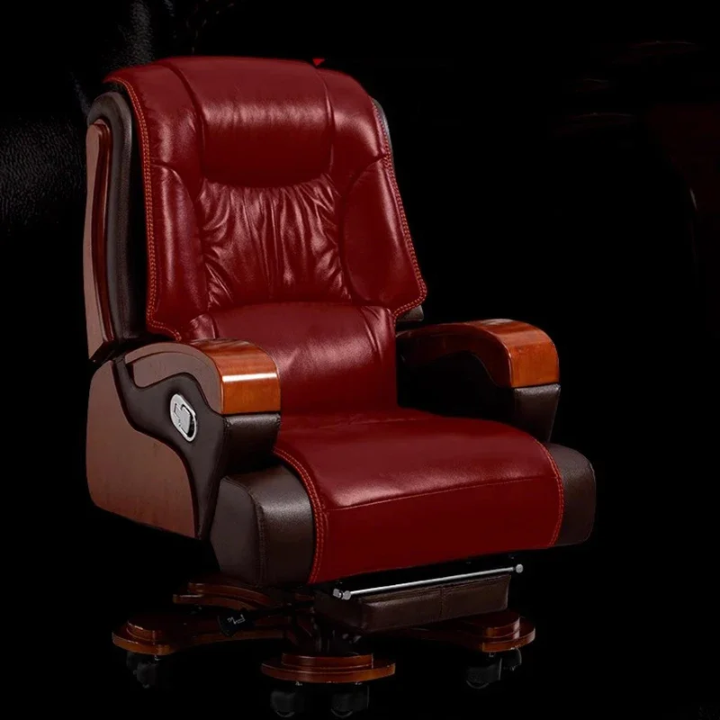 Executive Computer Office Chair Nordic Comfortable Designer Throne Office Chair Leather Reading Sillas De Oficina Home Furniture