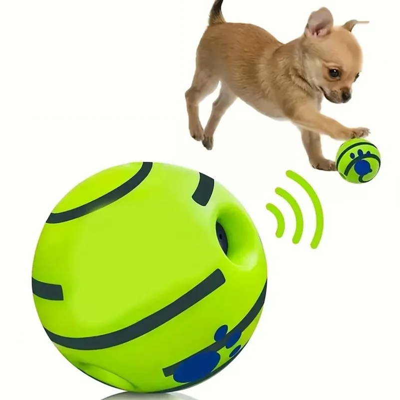 Funny Interactive Giggle Ball - Balls for Dog IQ Training, Pet Interactive Toy, Stimulating Play, Mental Stimulation, and Exerci