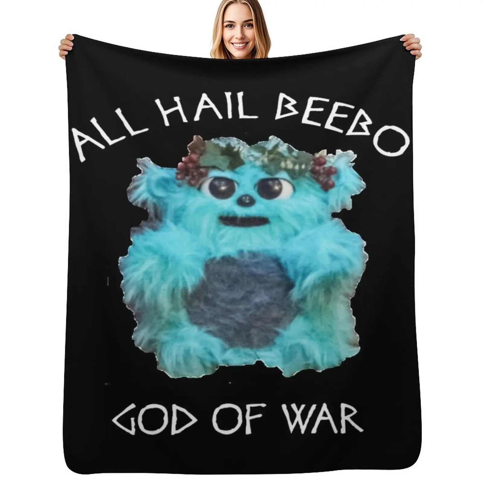 

All Hail Beebo Throw Blanket Cozy Home Blanket Gift for Christmas Holiday