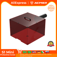 ACMER S1 Mini Laser Engrave Machine Enclosure Laser Protection Vent Fireproof and Dustproof Protective Cover For S1 2.5/3.5/6W
