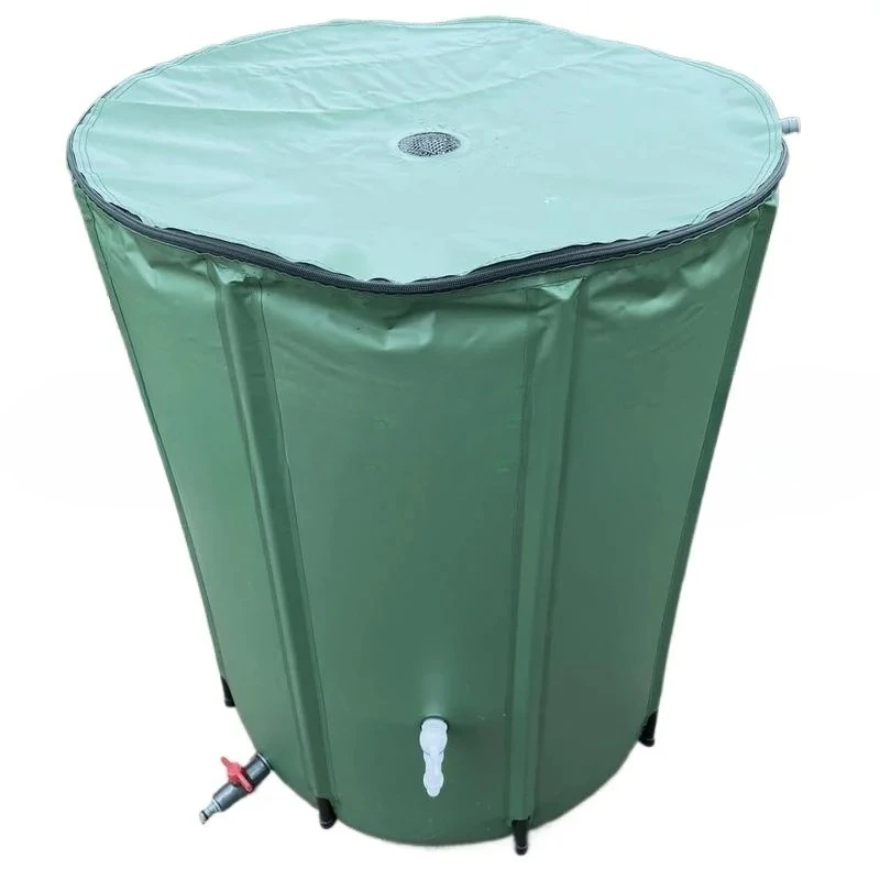Rain Barrel Water Collector Portable Foldable Water Storage Tank Large Capacity Garden Container Folding Rain Barrel