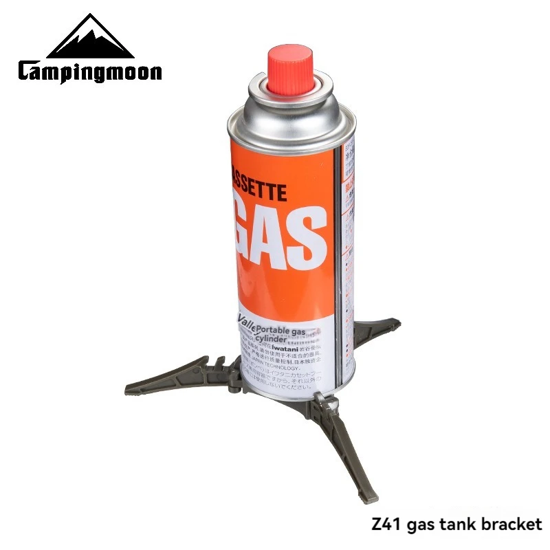CAMPINGMOON Portable Foldable Gas Cylinder Bracket Long Flat Gas Cylinder Universal Bracket Three Leg Stable Stand