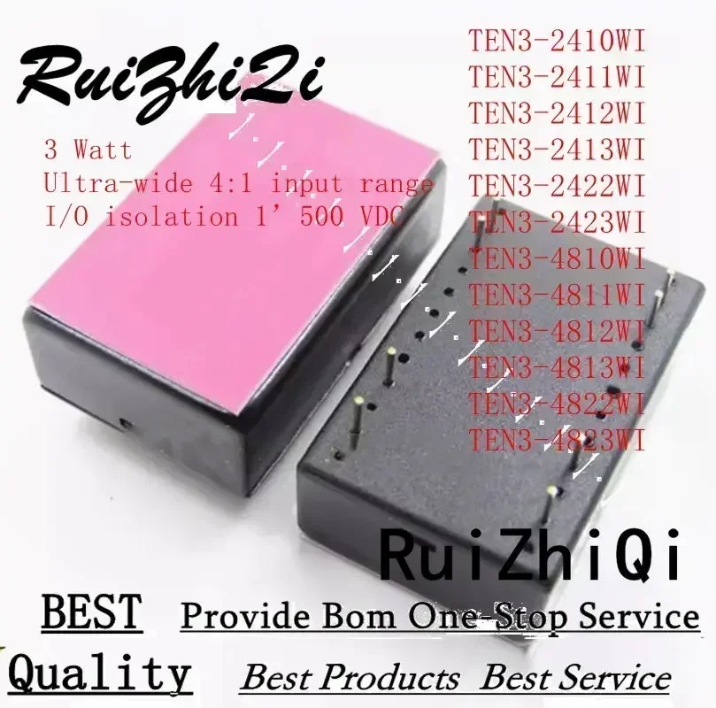 10PCS/LOT TEN3 TEN 3- 2410WI 2411WI 2412WI 2413WI 2422WI 2423WI 4810WI 4811WI 4812WI 4813WI 4822WI 4823WI 3 watt 4:1 DC/DC