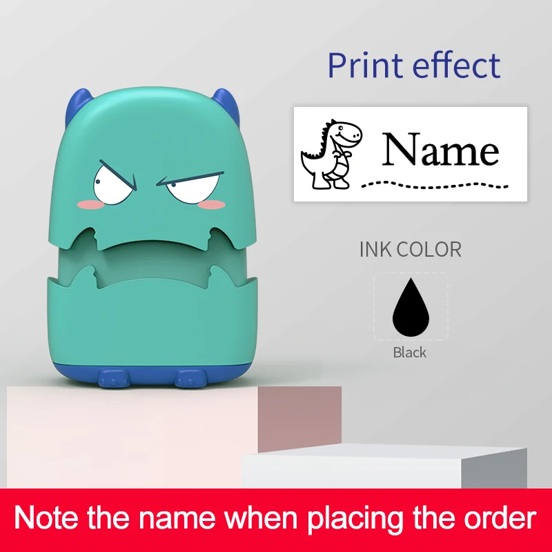 Benutzerdefiniertes Cartoon-Baby-Namenstempel-Set – wiederverwendbar für Baumwoll-/Modal-Kleidung und Schultaschen, ungiftige, wasserfeste Tintenversiegelung