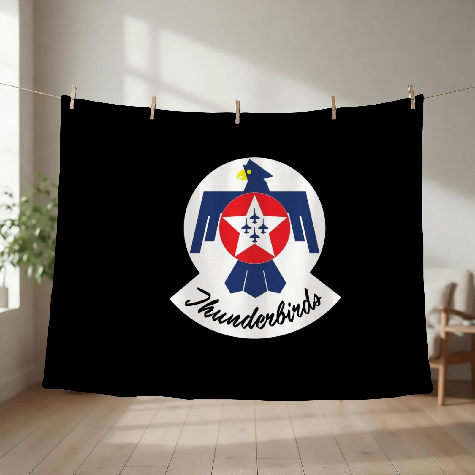 USAF Thunderbirds Logo Throw Blanket Moving for winter Plaid on the sofa blankets ands Blankets