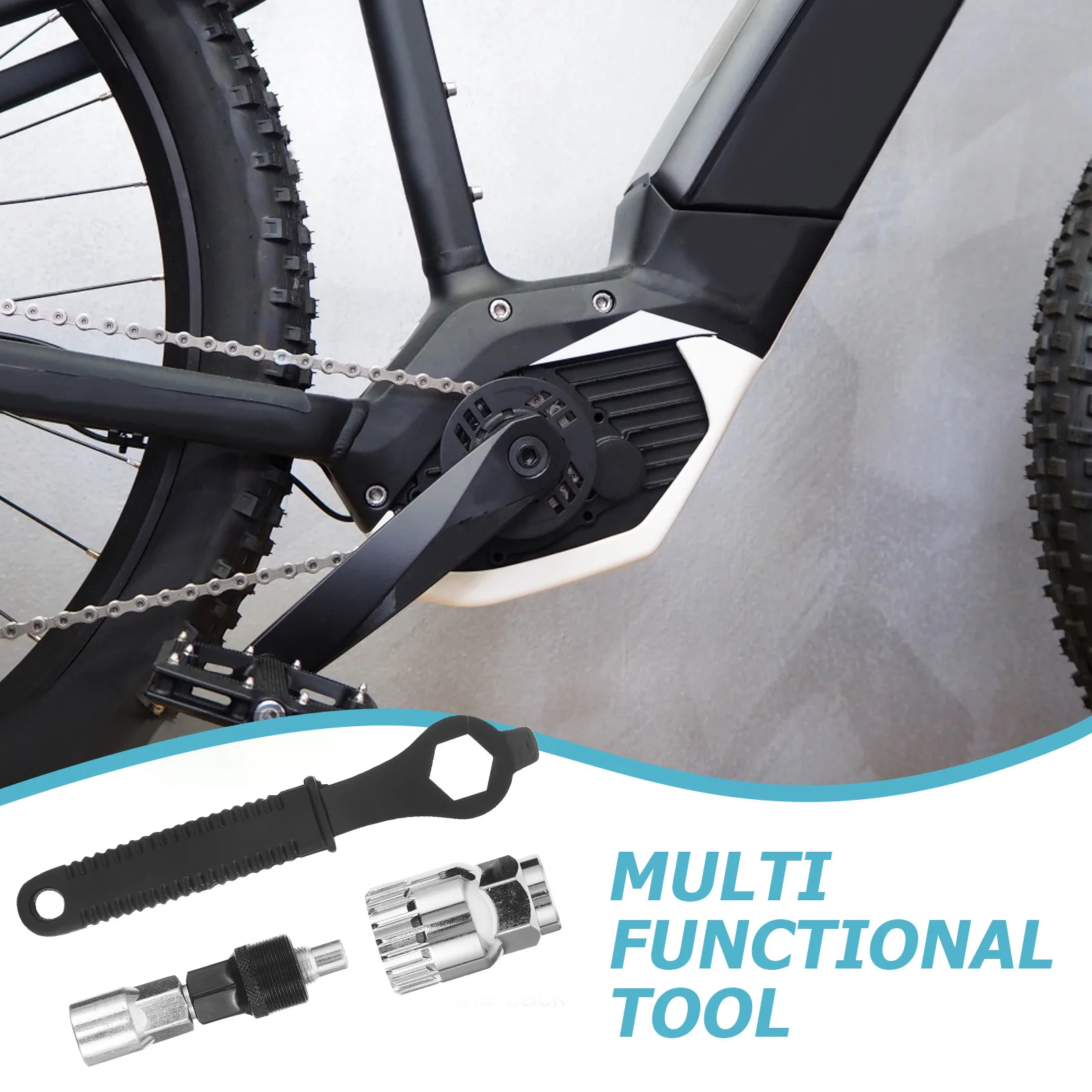 

1 set Bicycle Tool Kit Set Crank Remover Sprocket Bottom Bracket Removal Wrench Bike Maintenance Repair Tools Compatible All