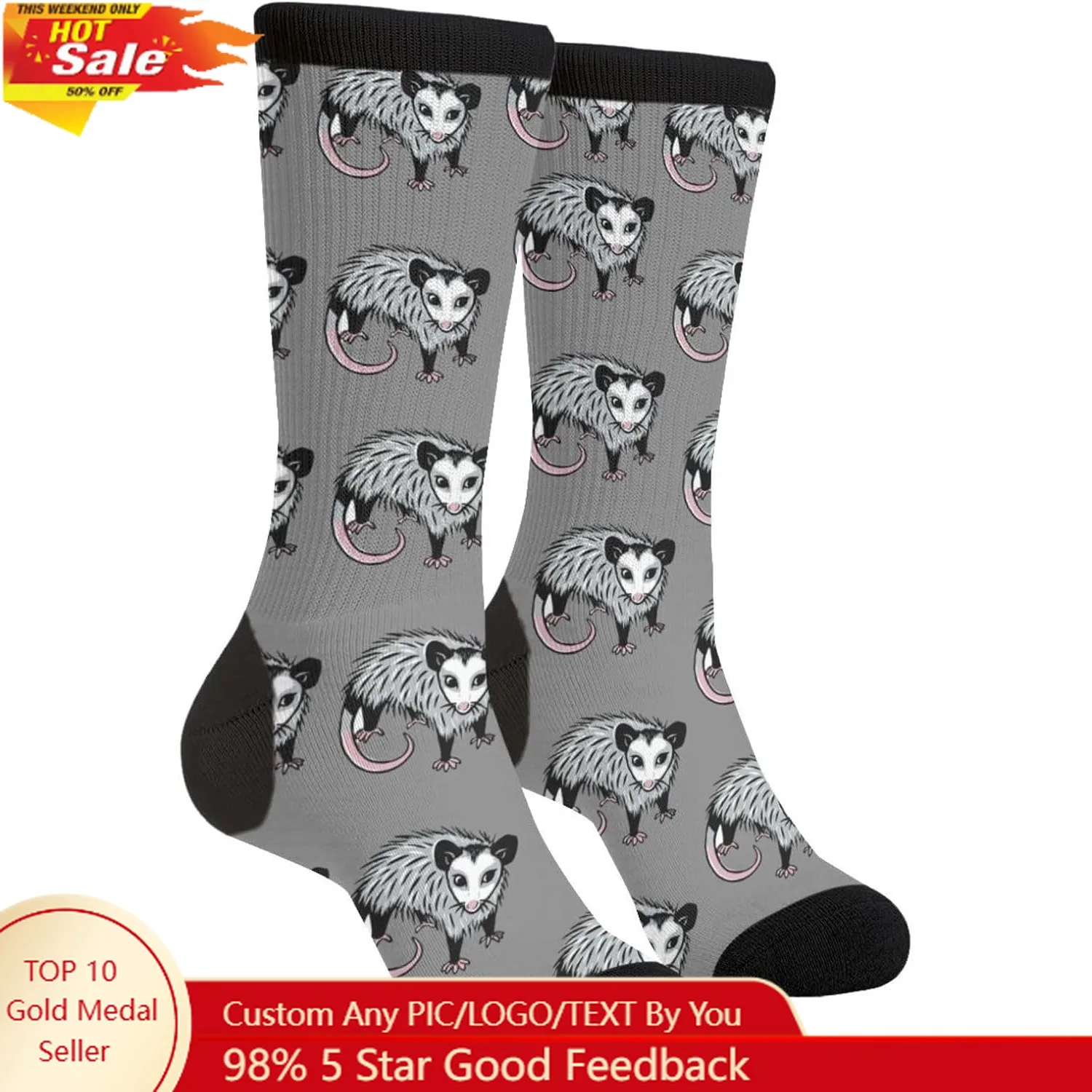 Casual Funny Funky Novelty Socks For Men Women