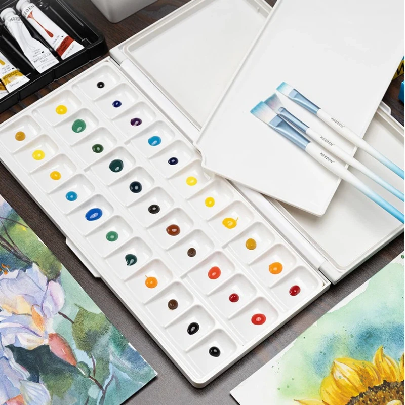 33-grids-plastic-gouache-paint-mixing-palette-box-moisture-proof-pigment-storage-tray-art-drawing-supplies-for-artists-students