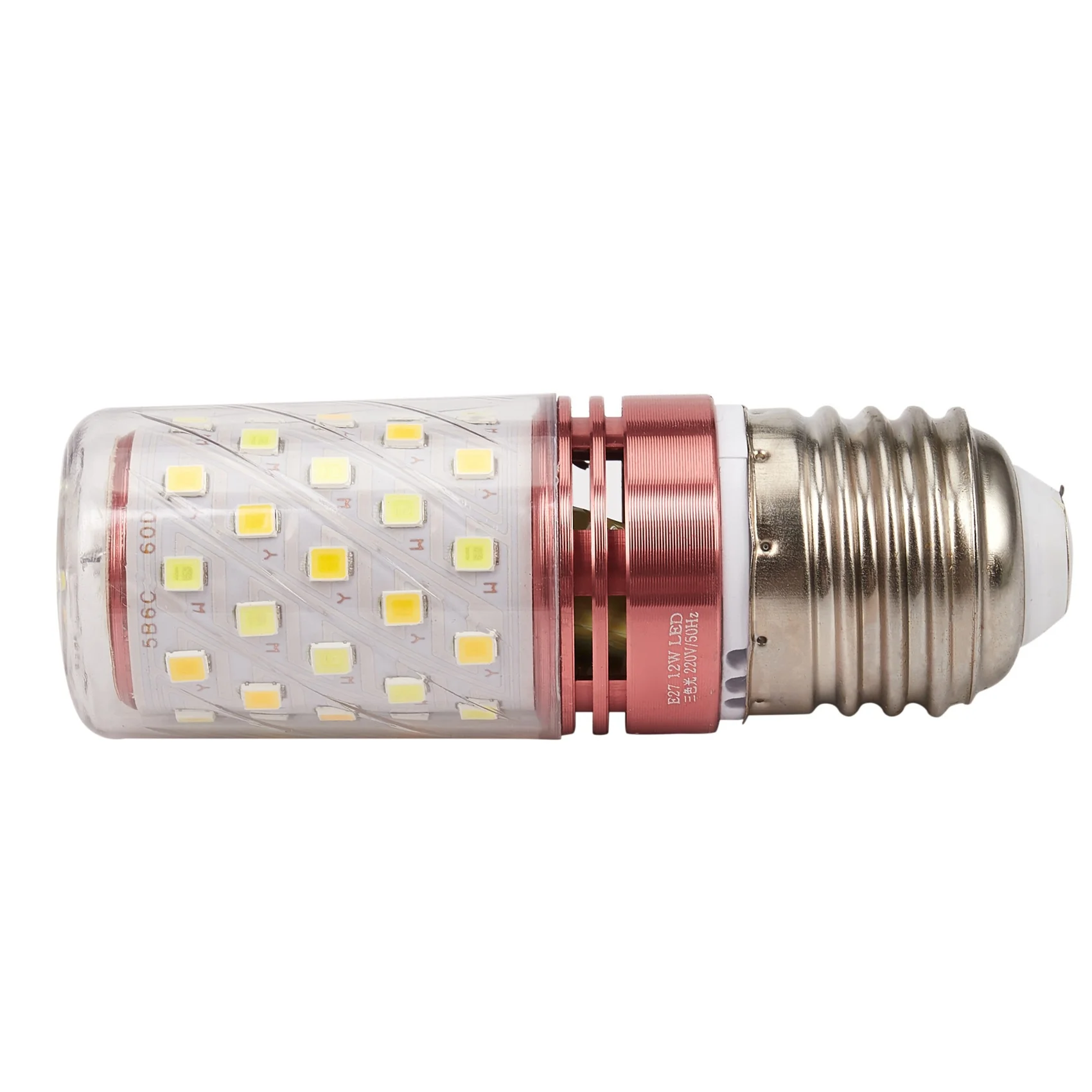 3 Color Temperatures Integrated SMD LED Corn Lamp E27 AC85V - 265V Warm White High Light Energy Conservation Small LED Light