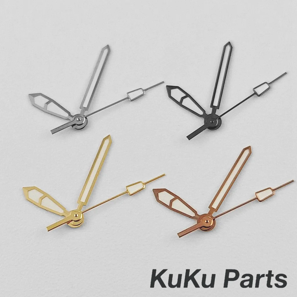 NH35 الأيدي الخضراء مضيئة الساعات الإبر الفضة الذهب بندقية مناسبة ل NH34 NH35 NH36 NH38 NH70 NH72 حركة الساعات مؤشرات #2