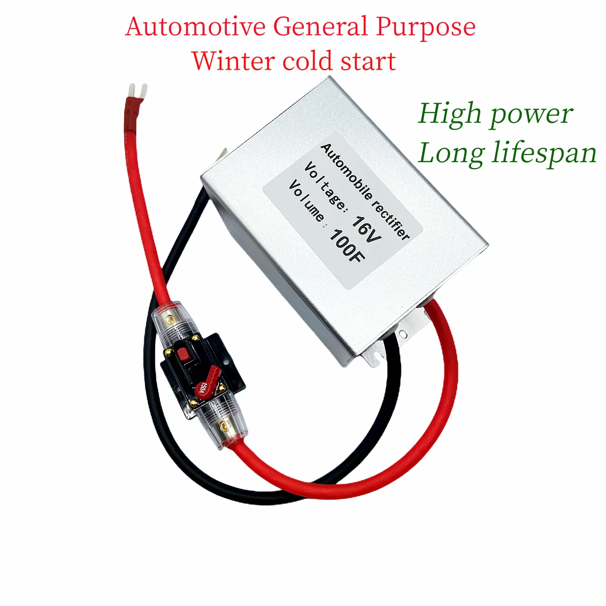 

Korean LSUC 16v100f automobile rectifier supercapacitor, improving power, improving sound quality and lighting.